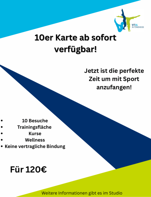 Information Zehner Karte